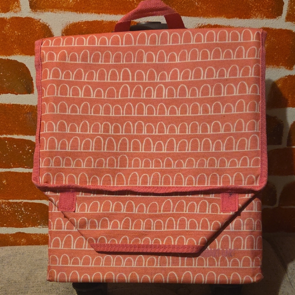 👩‍🎤 Pink Patterned Walking Luggage For Children 👨‍🎤